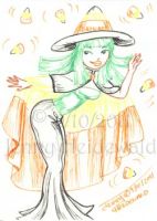 Candy Corn Witch